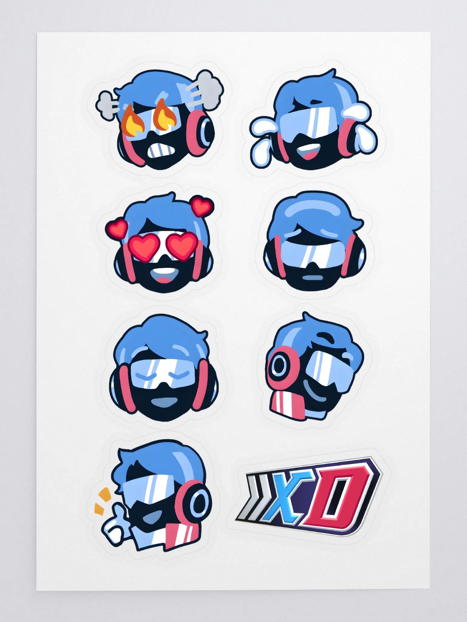 Spin Rhythm XD Jim Rhythm Sticker Sheet product image (3)