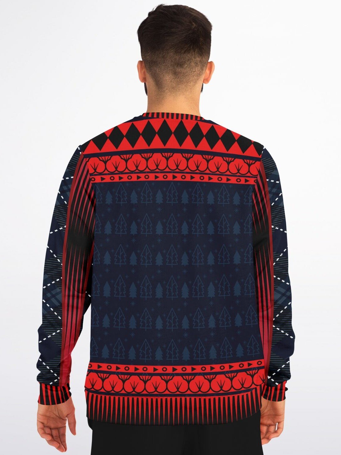 “We Wish You Nothing Butt” Funny Christmas Sweatshirt | Holiday Party Jumper | Humorous Santa Elf Reindeer Design | Unisex Adult Christmas Gift product image (4)