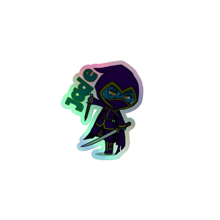 Jade - Shadow Bears - rainbow sticker product image (1)