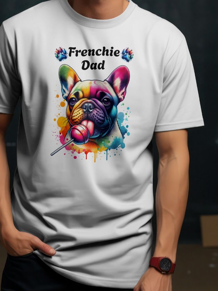 French Bulldog Lollipop Splash T-Shirt product image (1)
