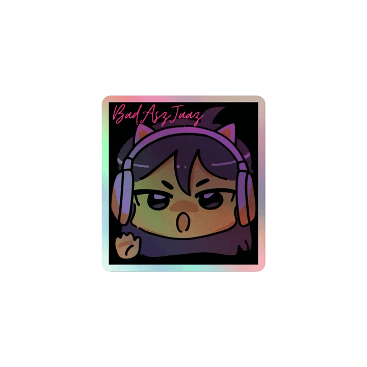 BadAszJaaz Gamer HoloGraphic Sticker product image (1)