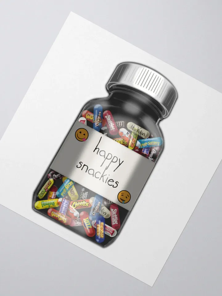 Happy Snackies Sticker product image (1)