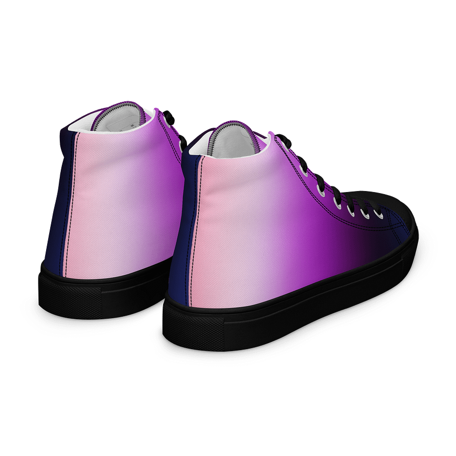 Gender-fluid High Top Canvas Shoes product image (7)