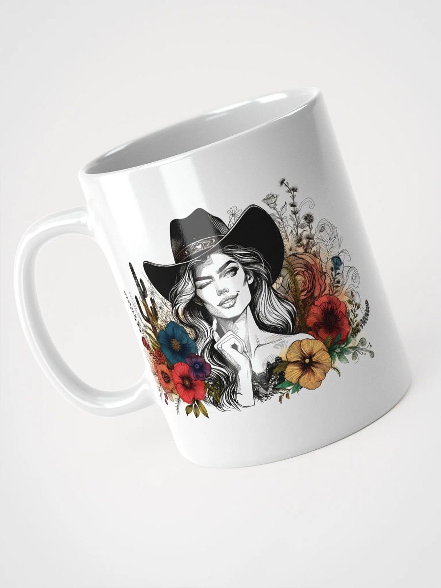 Woman In Wild West Blooms Mug product image (4)