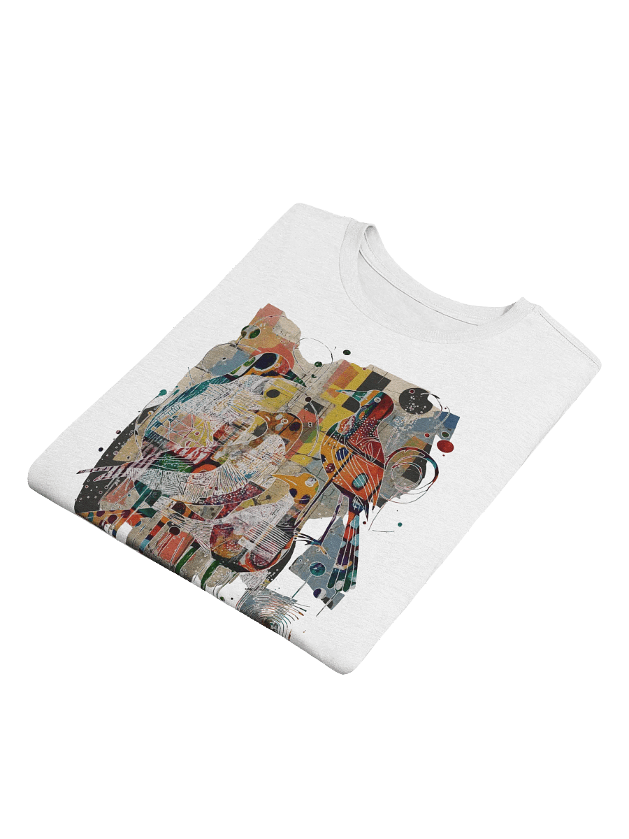 'Gathering' by Edward Martin: Mixed Media Collage T-Shirt product image (4)