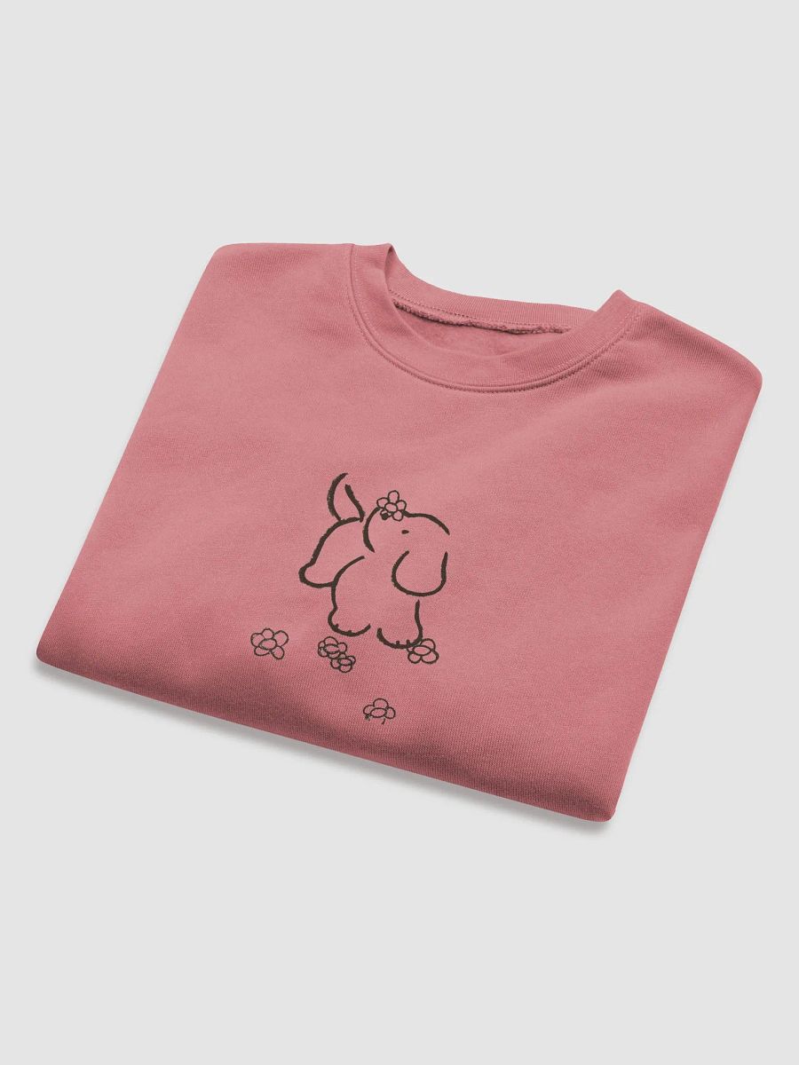 Floral Dog Line Art Women's Sweatshirt product image (35)