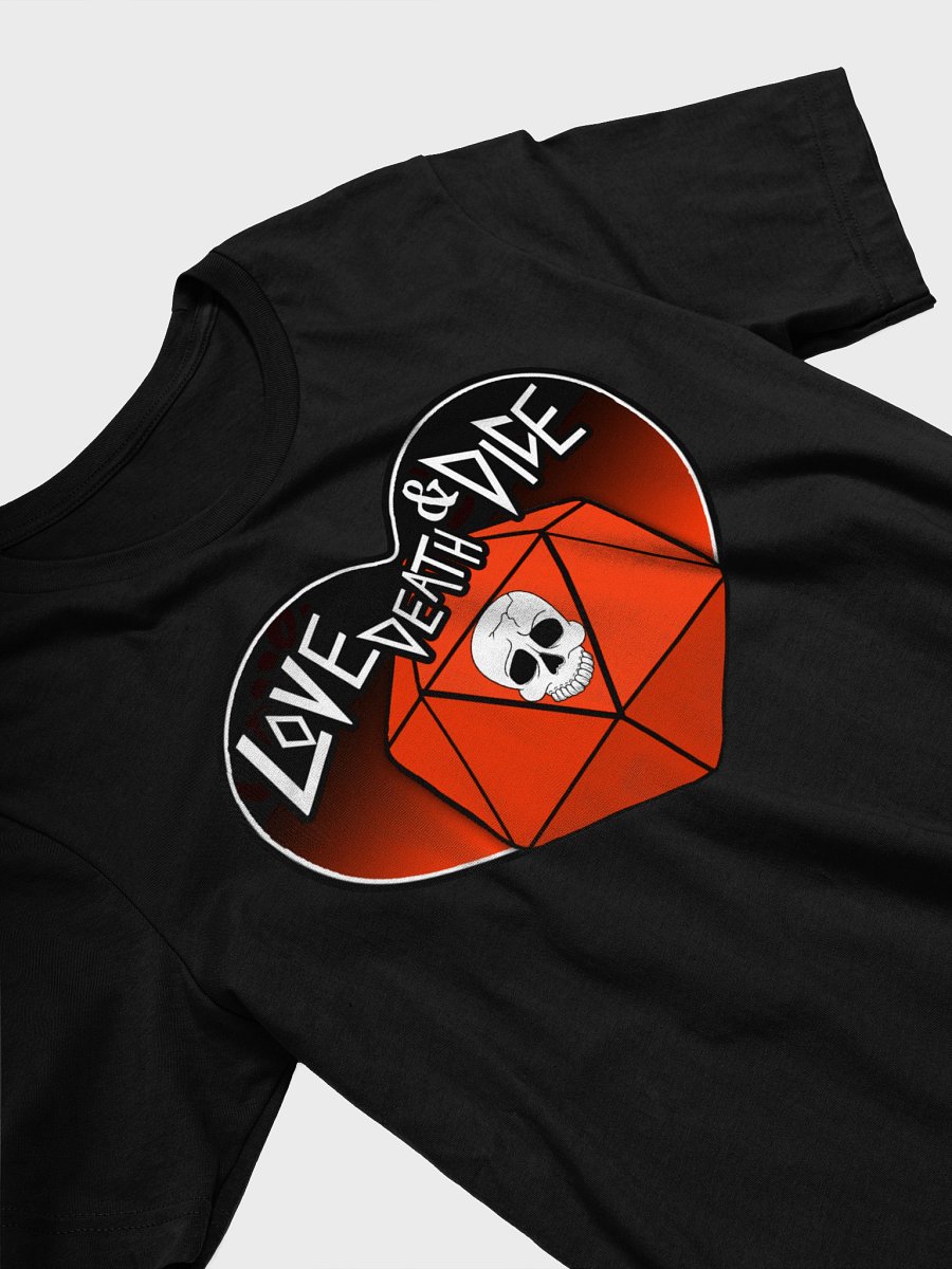Love Death & Dice – Logo Heart Tee product image (3)