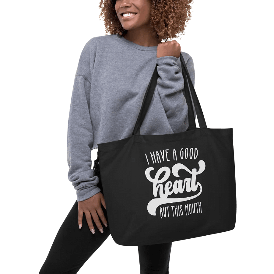 I Have A Good Heart But This Mouth Bag product image (5)