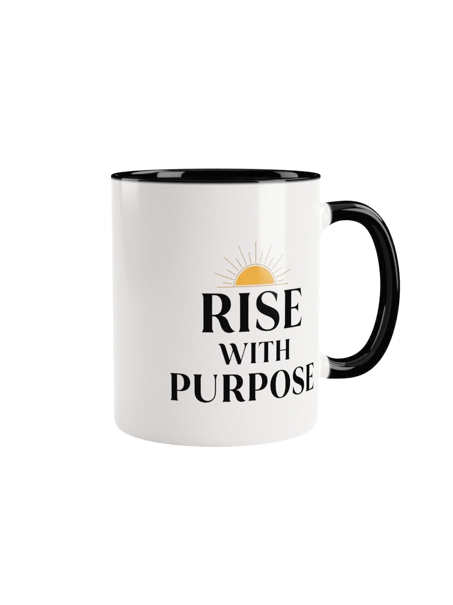 Rise with Purpose Mug – Inspirational Coffee Cup for Motivated Mornings product image (1)