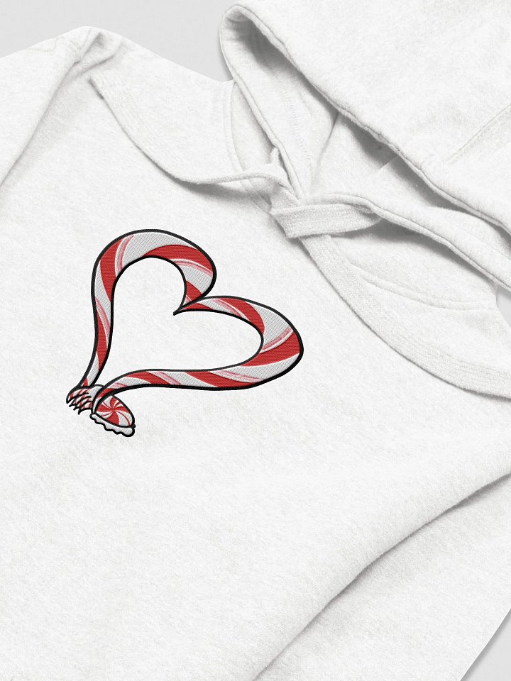 Candy Cane Tentacle Heart- embroidered hoodie product image (57)