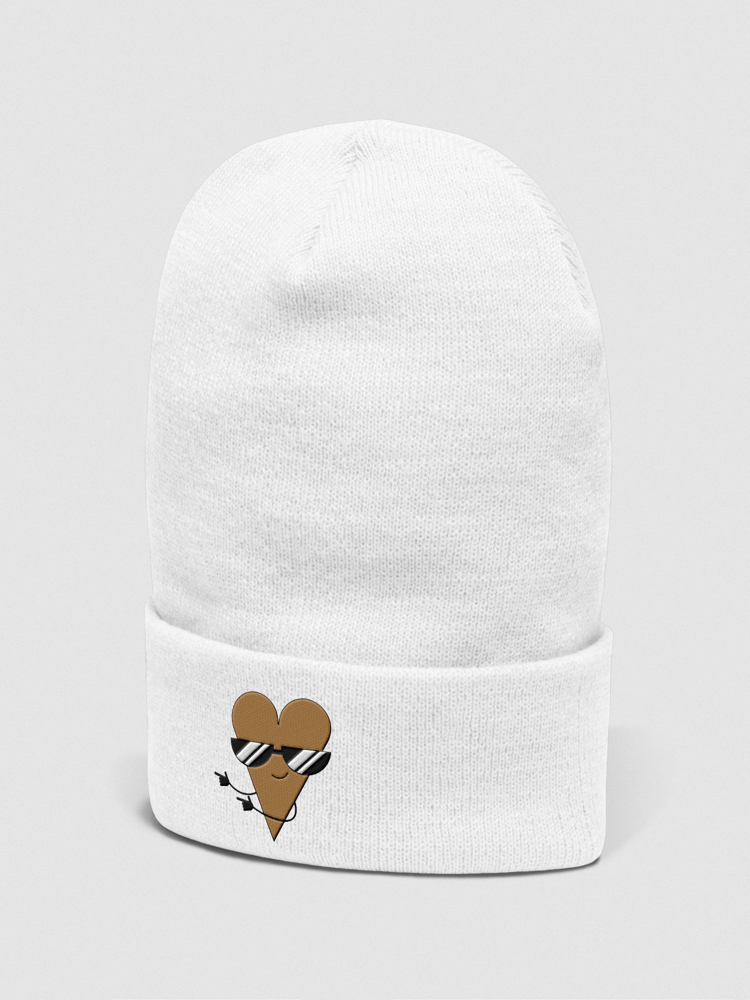 Heartfelt Chills Ice Cream Cone Cuffed Beanie product image (5)
