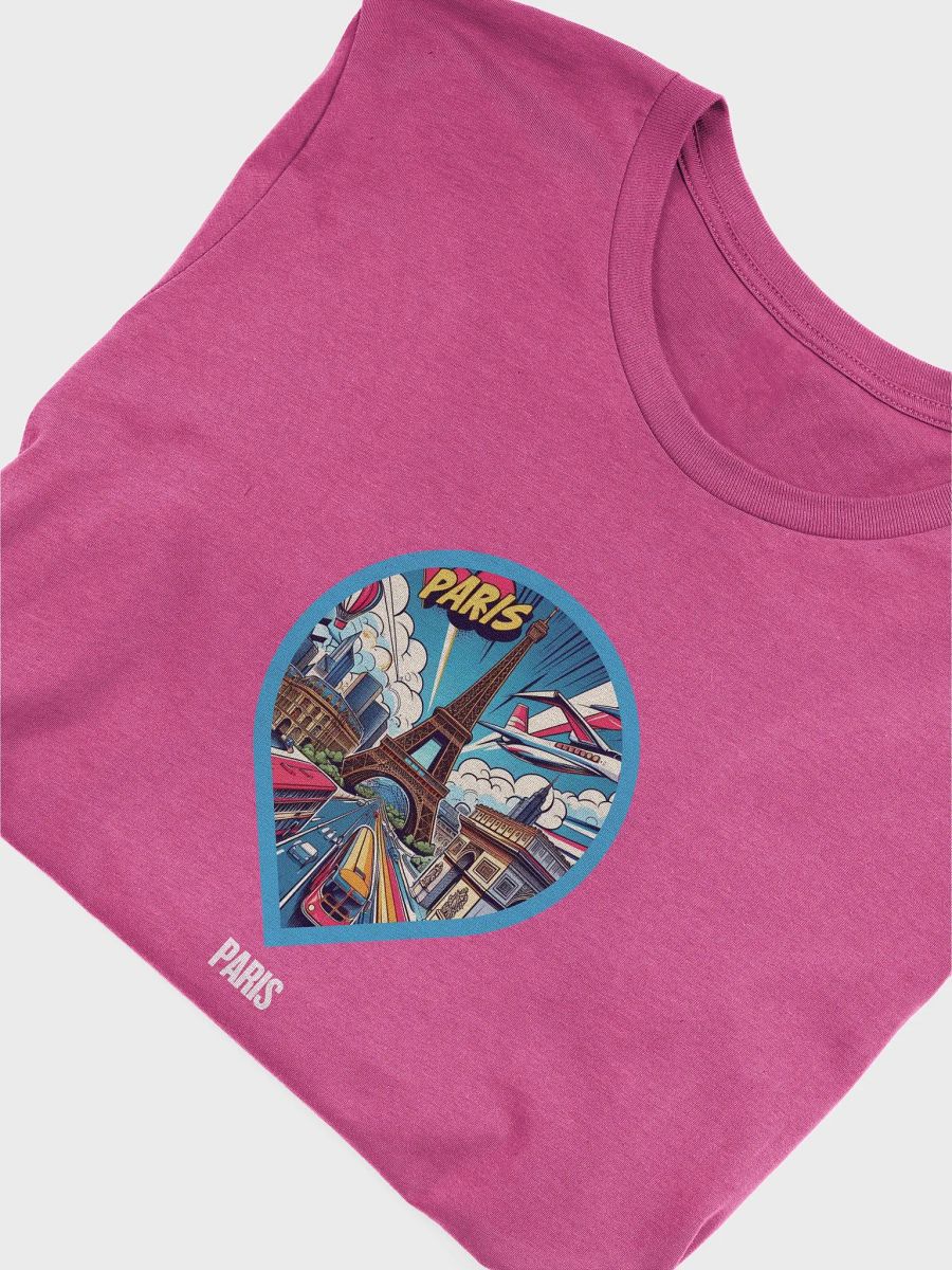 Bella+Canvas Supersoft T-Shirt | AI design paris city product image (6)