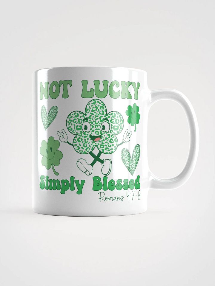 Not Lucky Simply Blessed Clover Mug product image (1)