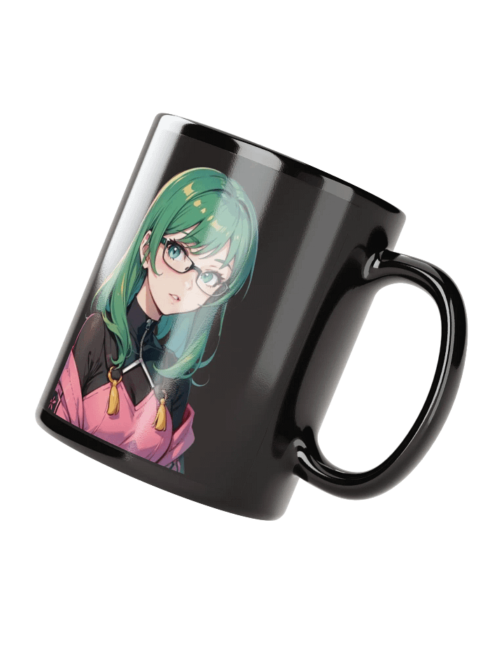 (GREEN WAIFU) K Black Mug product image (2)