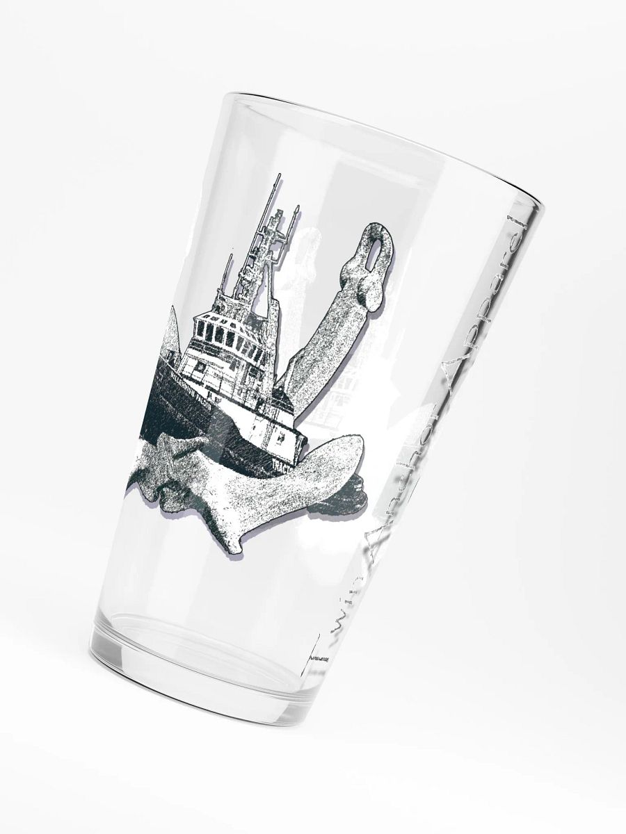 Twin Anchor Marco tug 16oz Pint Glass product image (6)