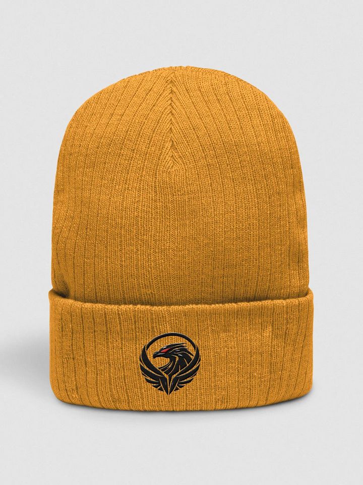 Dark Avian Ribbed Knit Beanie product image (19)