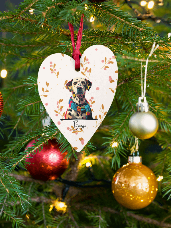 YOUR BEST FRIEND! / WOODEN ORNAMENT WITH PERSONALIZED NAME / PRINTED product image (1)