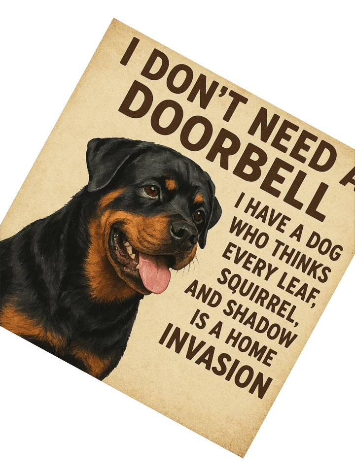 Rottweiler Doorbell Stickers product image (4)