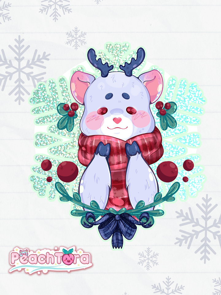 Snow Deer ❄ (Glitter) product image (1)