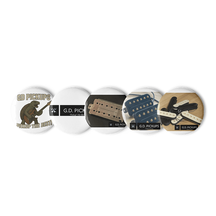 Set of 5 G.D. Pickups pins product image (1)