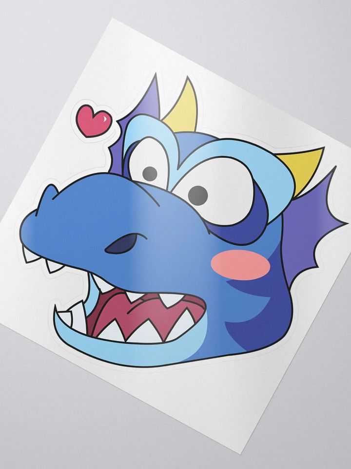 Love Dragon Blue Sticker product image (2)