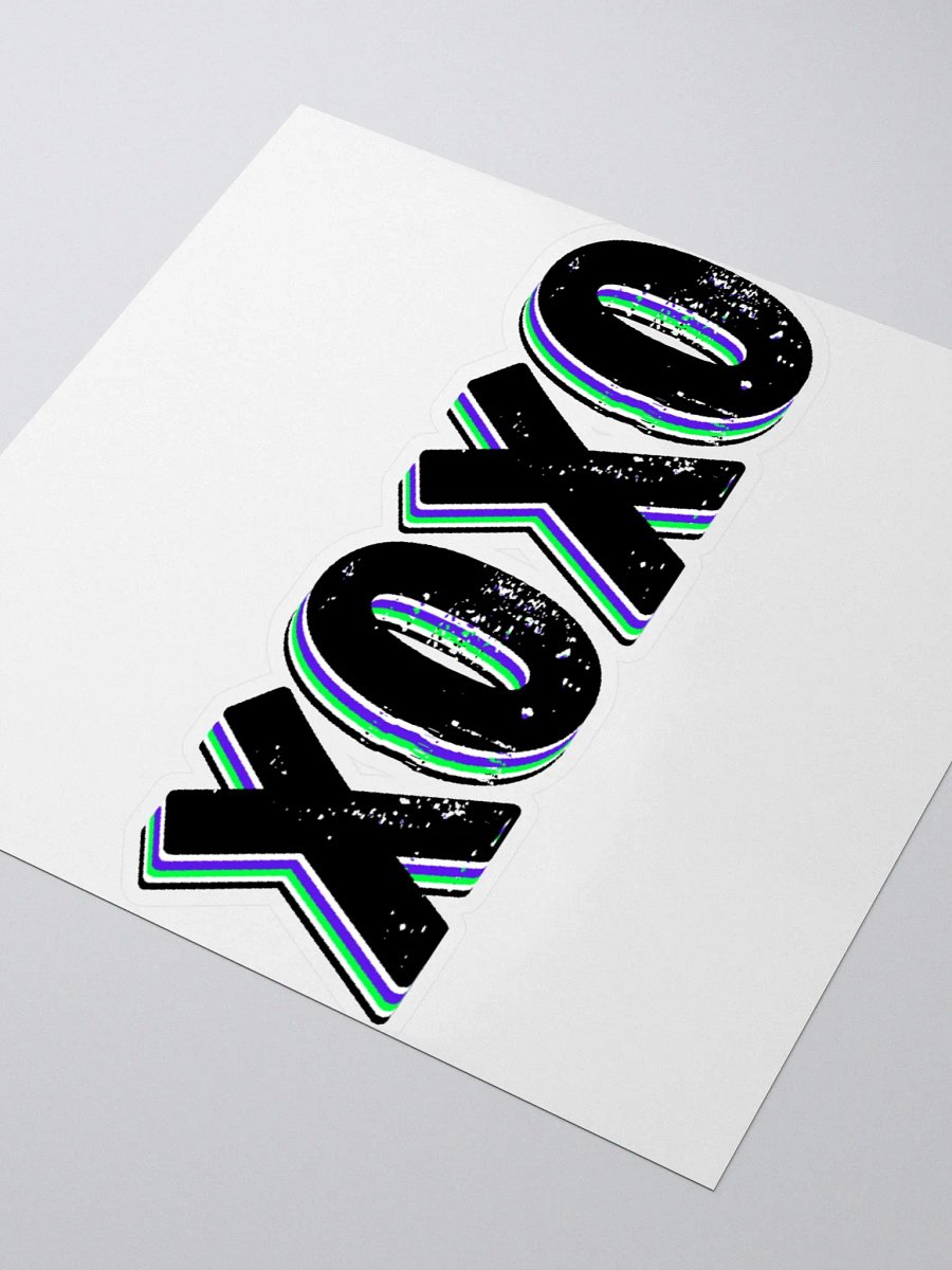 XOXO Sticker - Black product image (3)