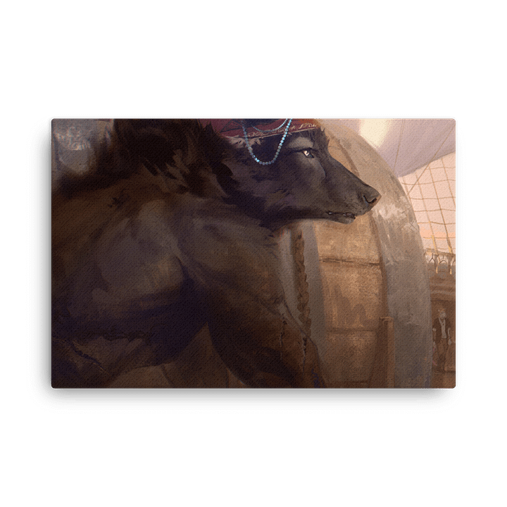 Thin Canvas Print - Shirtless Wolf product image (3)