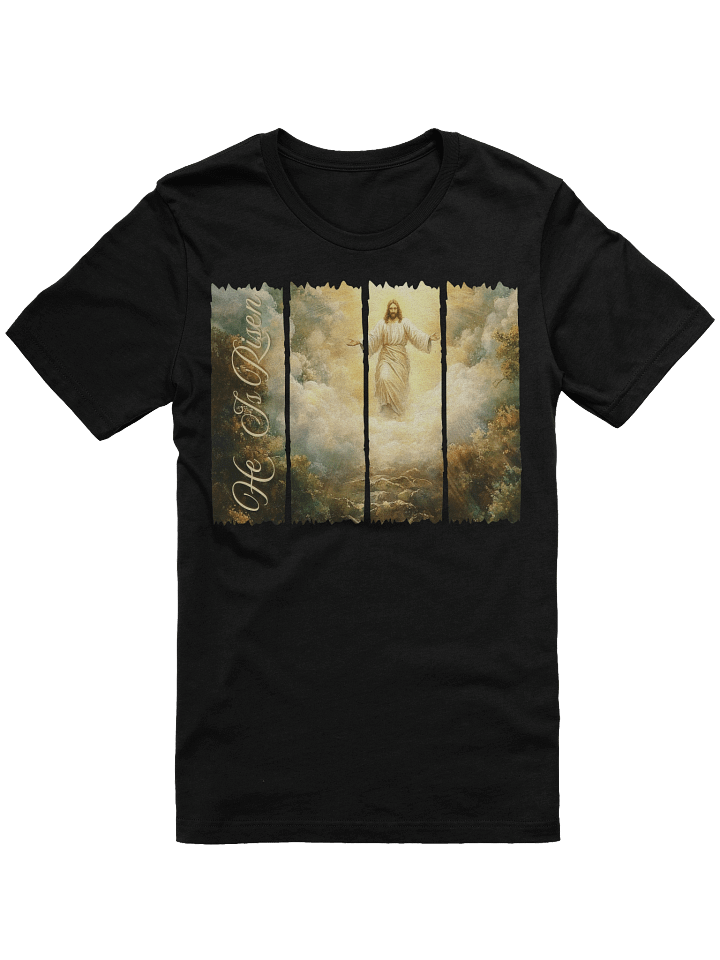 Jesus Is Risen Brush Stroke Design Tshirt product image (1)