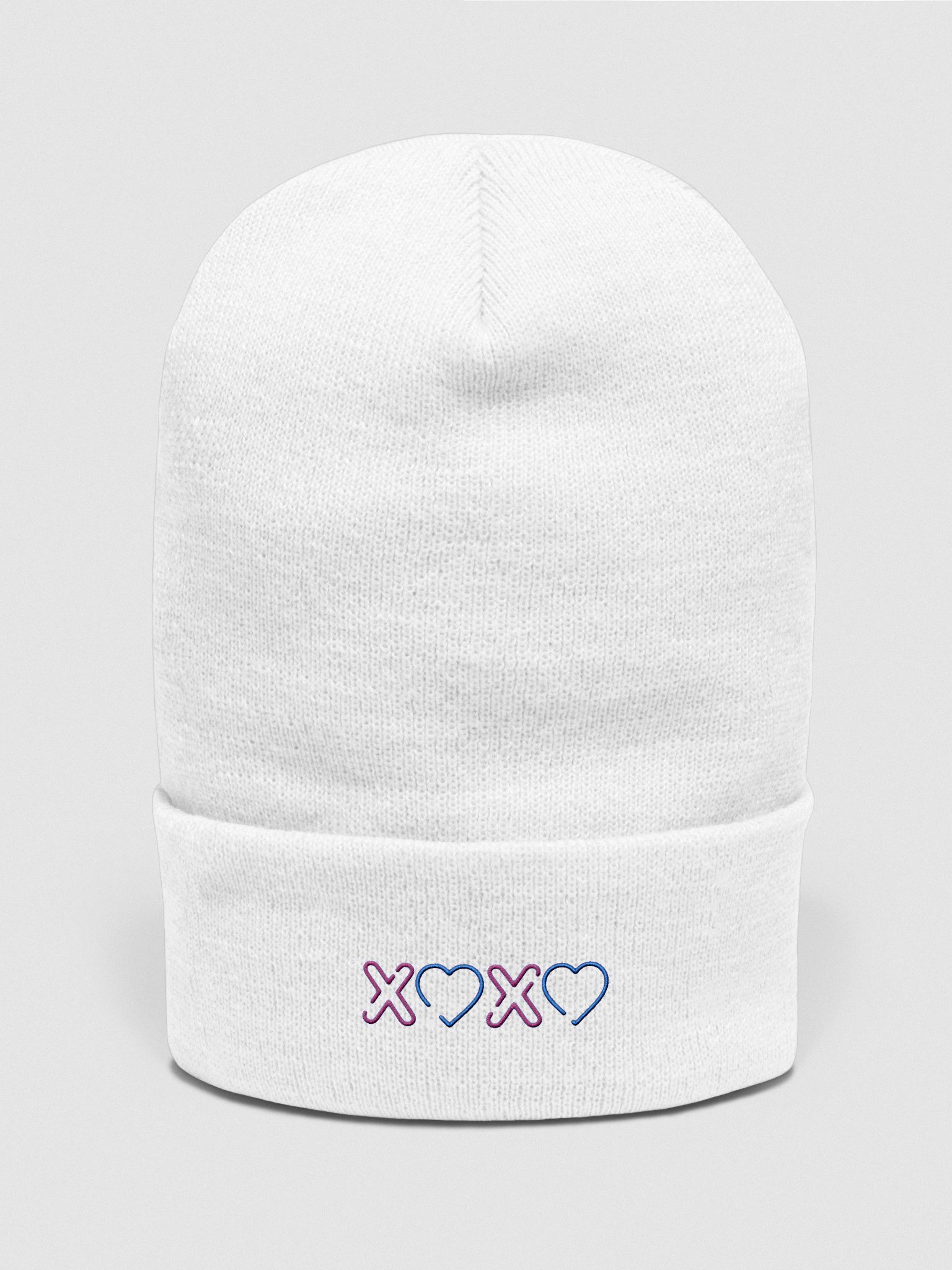 Neon Love Cuffed Beanie product image (4)