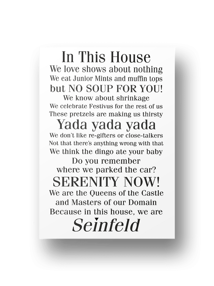 House Rules Poster product image (1)