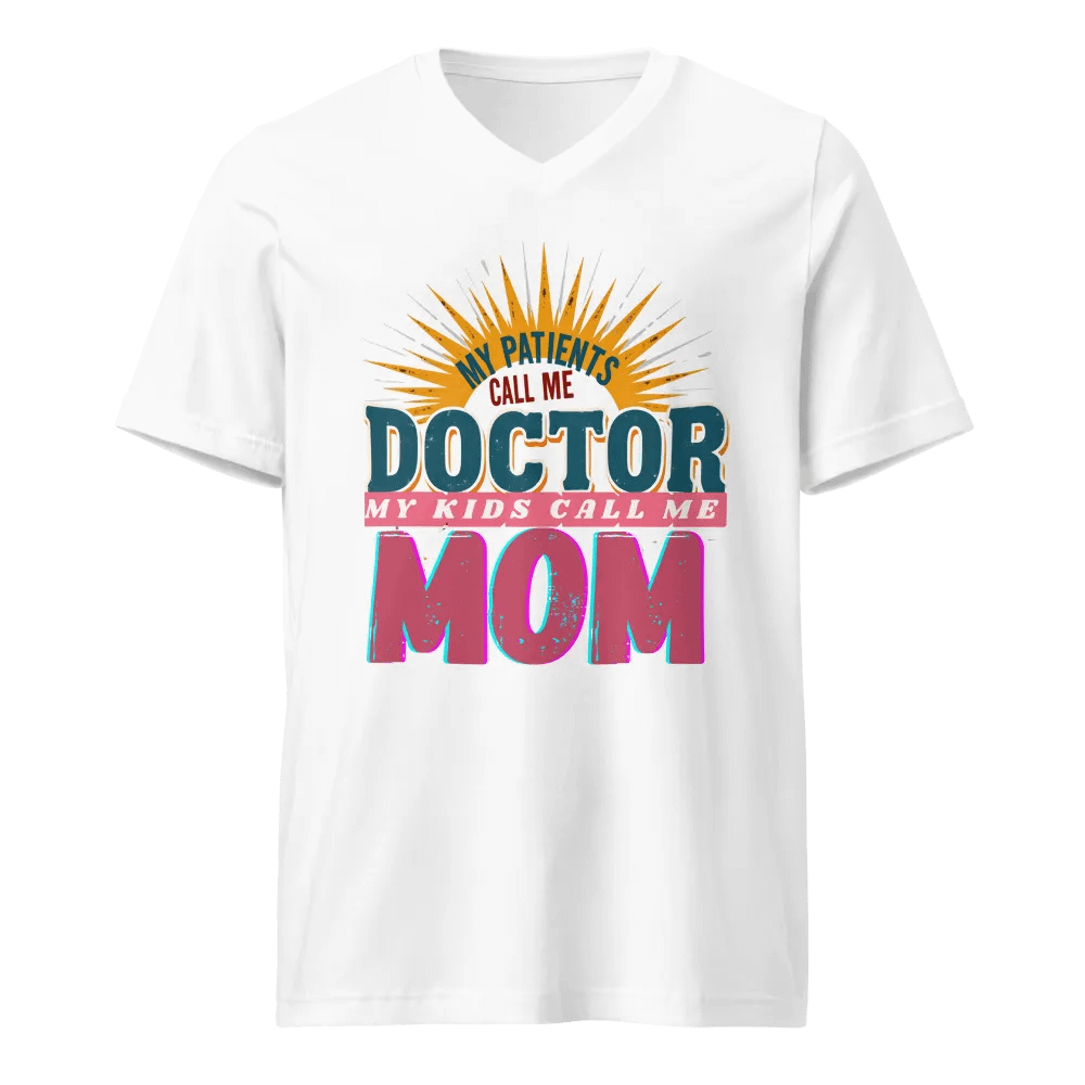 Supermom Doctor V-Neck Tee product image (5)