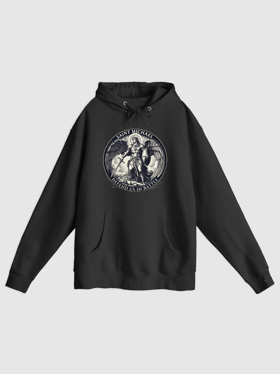 St Michael Defend Us In Battle Hoodie product image (2)