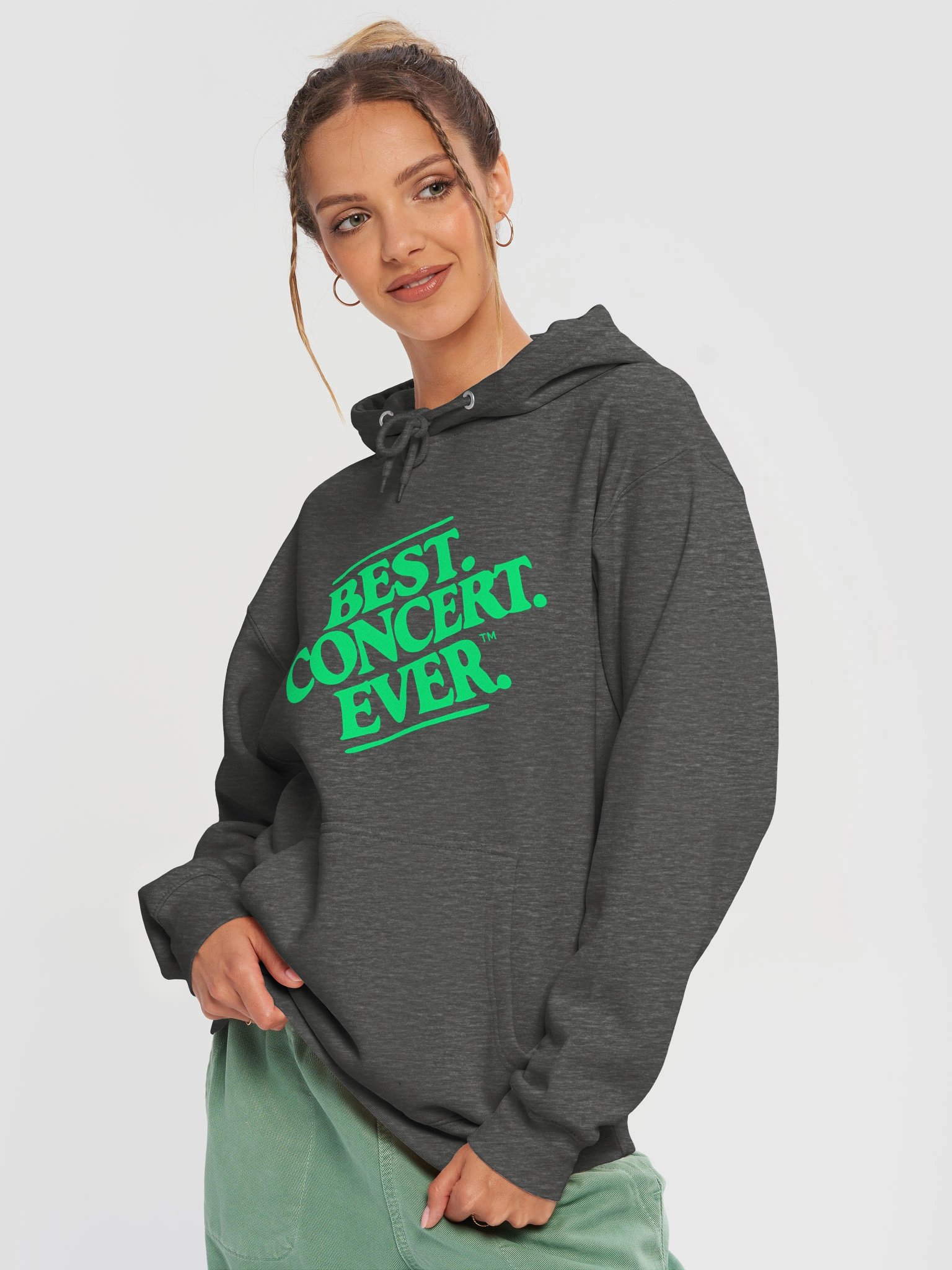 Best. Hoodie. Ever. (Green Logo) product image (3)