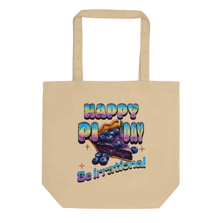 Happy Pi Day Be Irrational Rainbow Tote Bag product image (1)