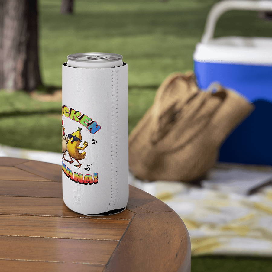Chicken Banana Dancing Cool Can Cooler product image (5)