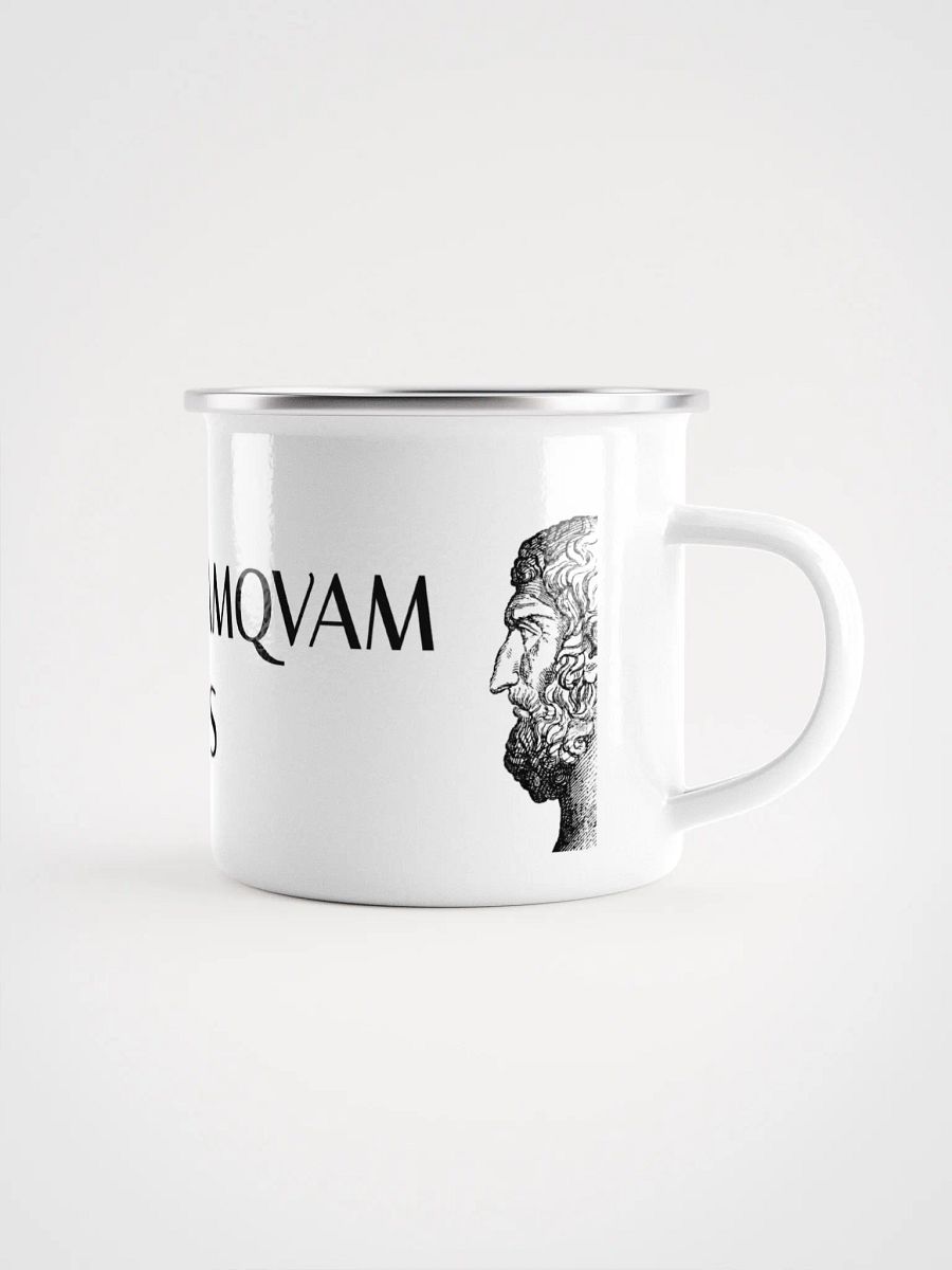 SIC FAC OMNIA TAMQVAM SPECTET EPICVRVS (Enamel Mug) product image (3)