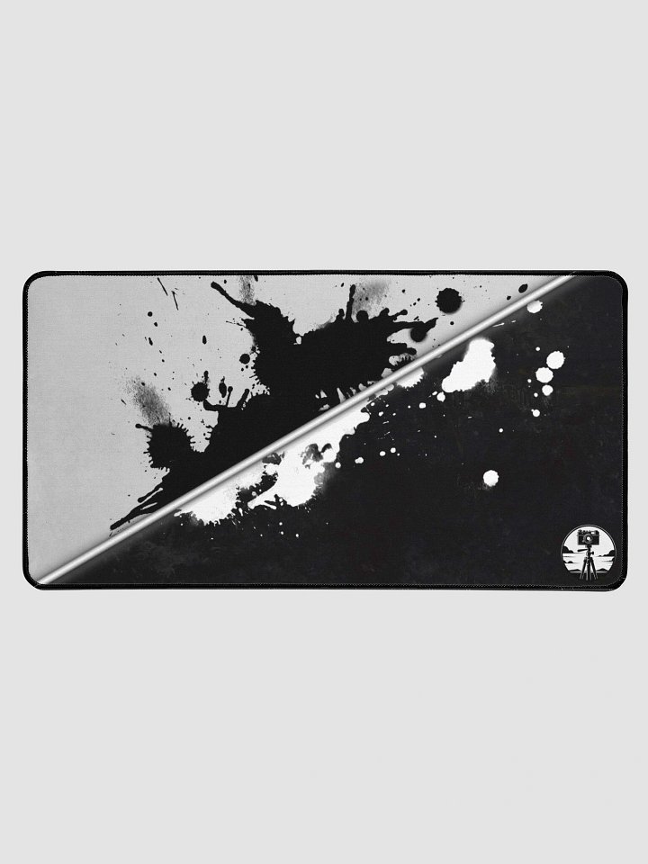 Black & White Splatter Deskpad product image (1)