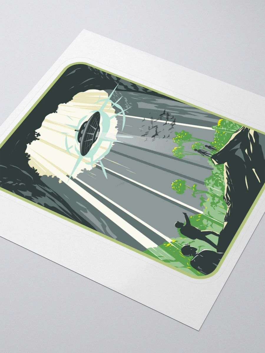 UFO Spelunkers Kiss Cut Stickers product image (3)
