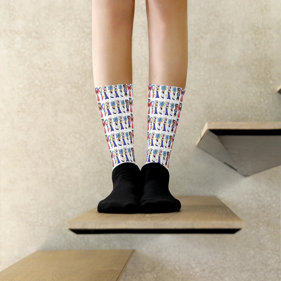 White Group Chibi Socks product image (8)
