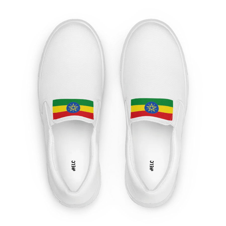 Ethiopian-Starlight Flag Women's Slip-Ons product image (2)