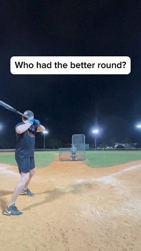 Who had the better round? Let me know in the comments 👇
#baseball #homerun #viral #fyp