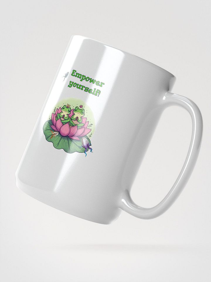 Empowerment Frogs White Glossy Mug product image (2)