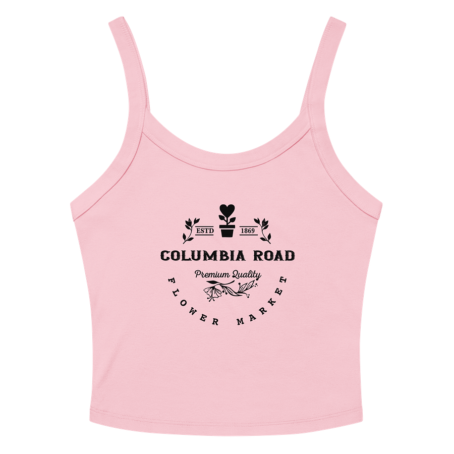 Columbia Road Market Women's Ribbed Tank Top (Pink) product image (2)