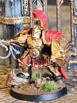 How it started and how it is ending. #finished  #warhammer  #citadel  #gamesworkshop  #hobbypainting  #miniature  #warhammercommunity  #warhammer40k  #hobbypainter  #shieldcaptain  #adeptuscastodus 