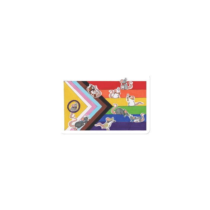 Pride Rats Magnet product image (1)