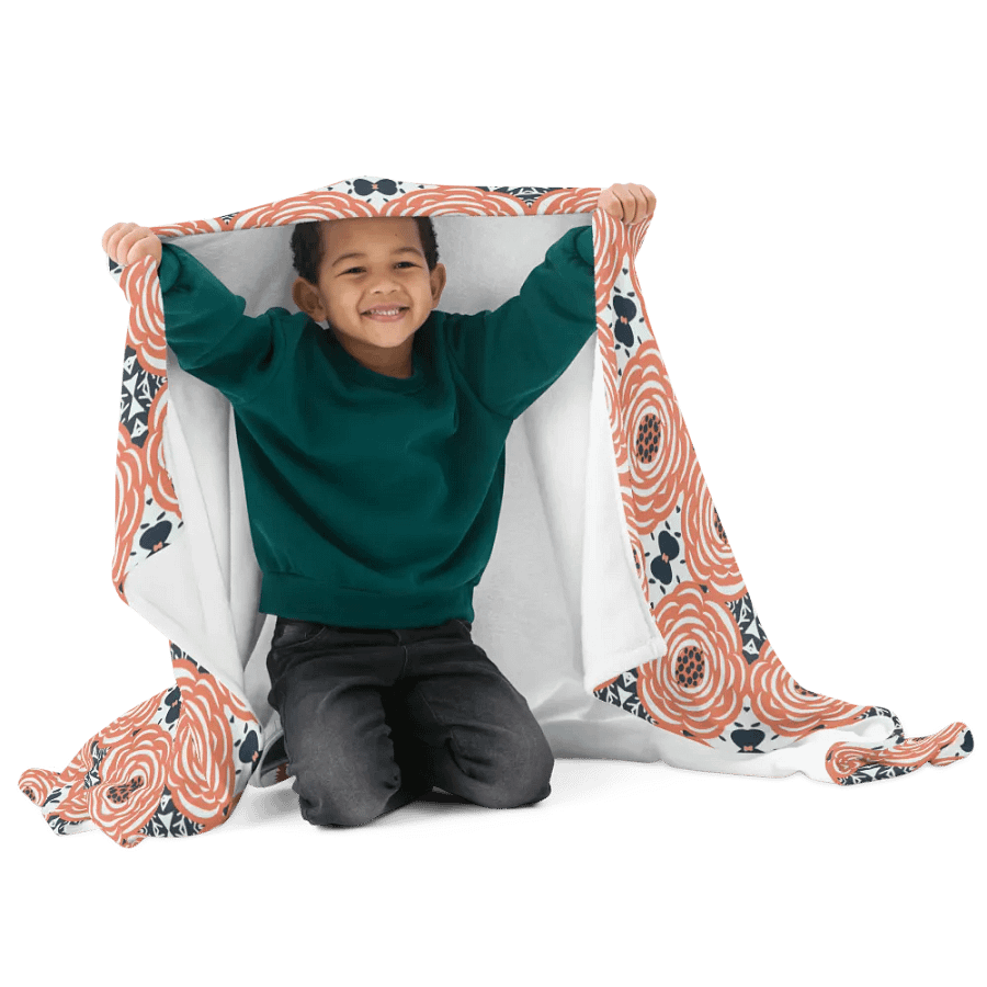 Delicate Rose Abstract Blanket product image (11)