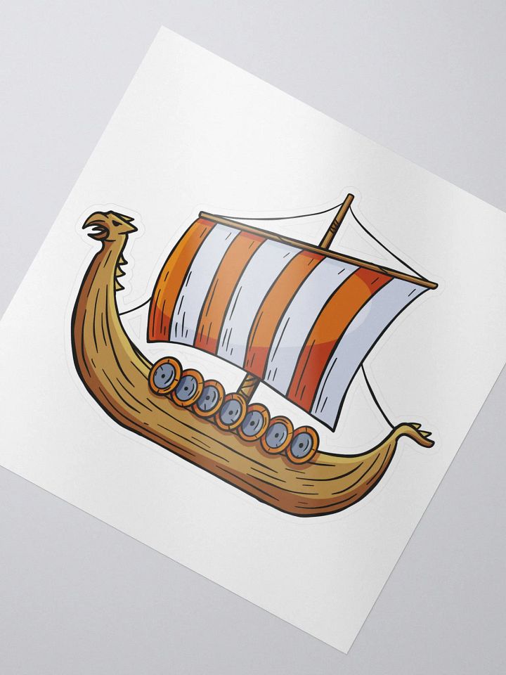 Longboat raiding sticker product image (2)