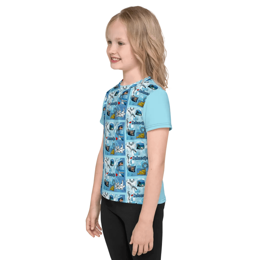 Dalmacija summer (photoshop by Dina R.) - Kids Crew Neck T-Shirt product image (3)