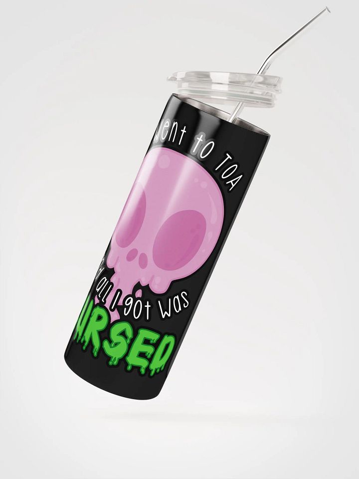 All I Got Was Cursed - Paladin - Tumbler w/Straw product image (2)