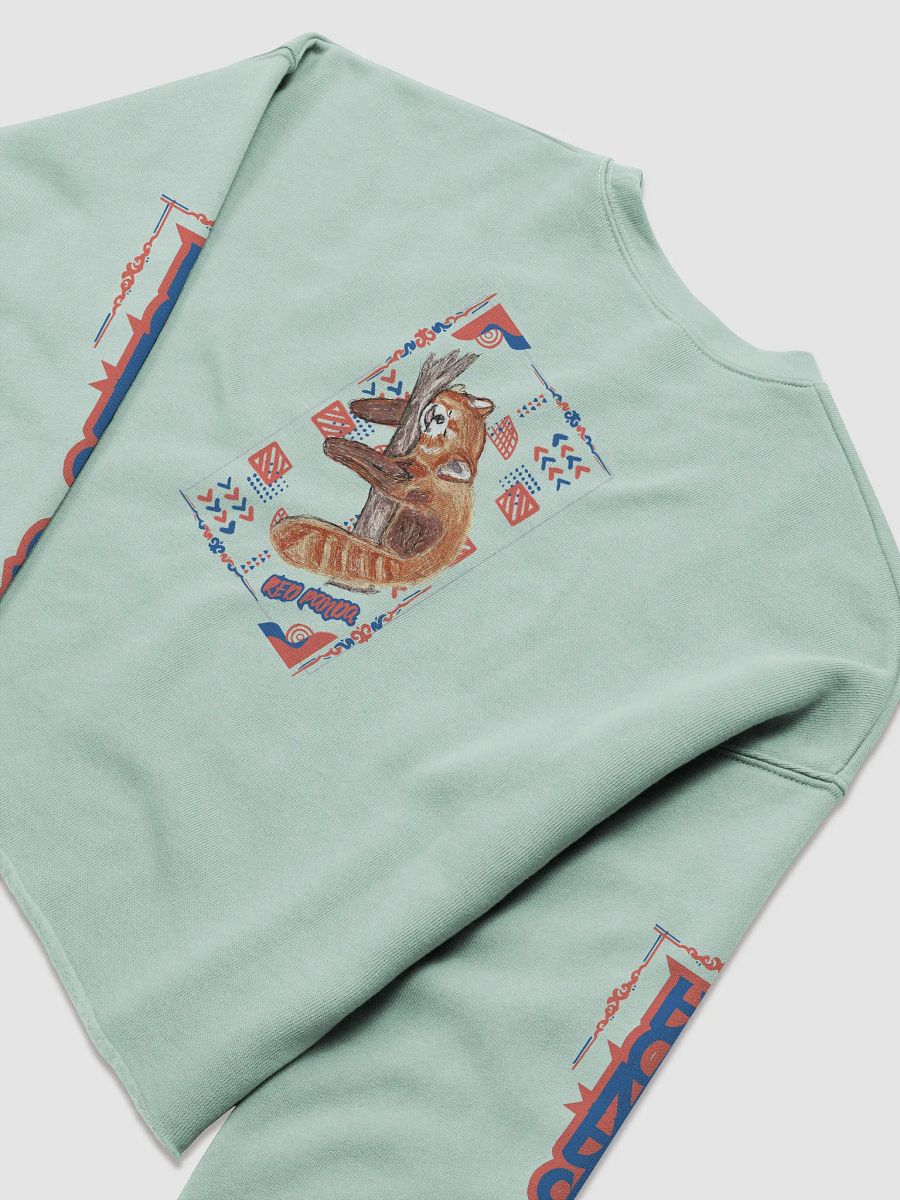 "Zzz" RED PANDA Crop Sweatshirt product image (11)